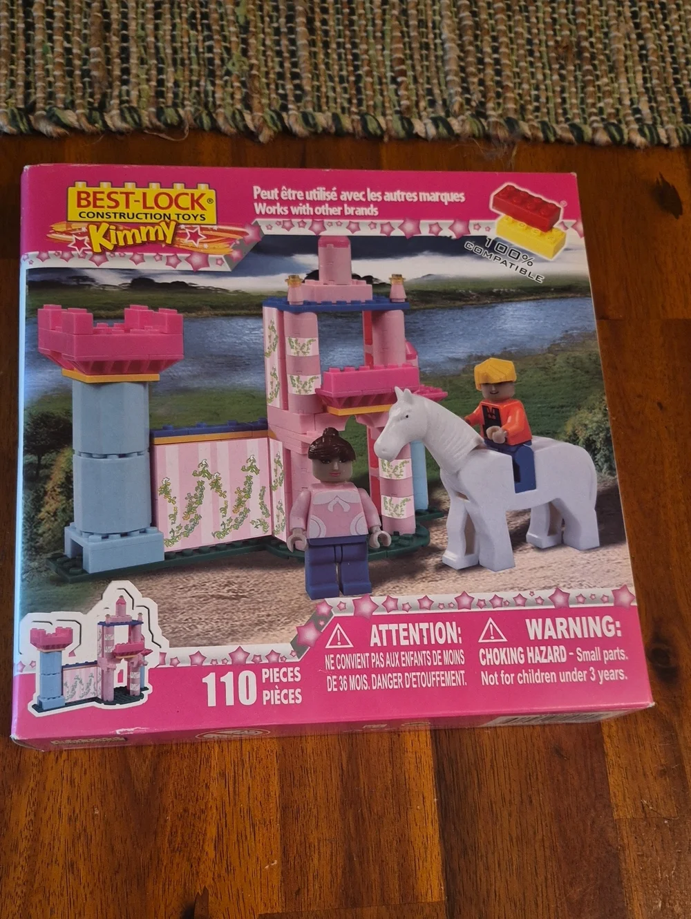 Kimmy Pink Castle Building Set - Kids Toys New Vintage